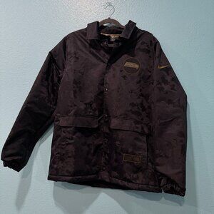 NFL Onfield Apparel Seahawks Veterans Button Up Jacket Men Size Large